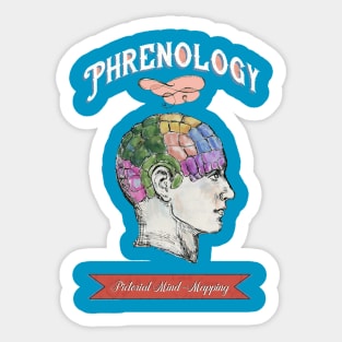 Phrenology - Pictorial Mind Mapping Sticker